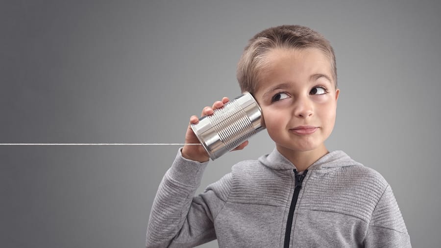 contattaci bambino telefono senza fili